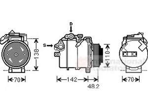 VAN WEZEL 0600K385 kompresorius, oro kondicionierius 
 Oro kondicionavimas -> Kompresorius/dalys
64509180547, 64526946871, 6946871