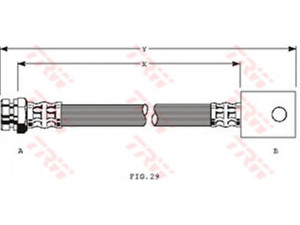 TRW PHA191 stabdžių žarnelė 
 Stabdžių sistema -> Stabdžių žarnelės
4621046L00, 4621046L10