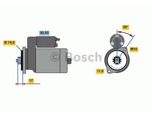 BOSCH 0 986 023 560 starteris 
 Elektros įranga -> Starterio sistema -> Starteris
12 41 7 791 335, 28100 33040, 28100 33070