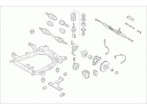 ZF Parts OPEL-ASTRA-FZ037 vairavimo mechanizmas; rato pakaba 
 Ašies montavimas/vairavimo mechanizmas/ratai -> Prekių paieška pagal schemą