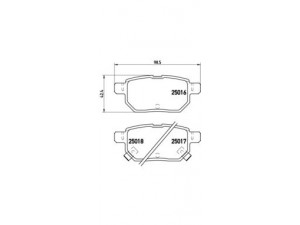 BREMBO P 83 133 stabdžių trinkelių rinkinys, diskinis stabdys 
 Techninės priežiūros dalys -> Papildomas remontas
0446647020, 0446647060, 0446647061