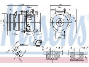 NISSENS 890066 kompresorius, oro kondicionierius 
 Oro kondicionavimas -> Kompresorius/dalys
4471709460, 4471709470, 4471807780