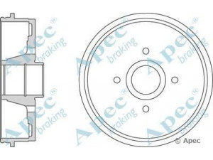 APEC braking DRM9930 stabdžių būgnas
6001547703, 7700827866, 7700839322