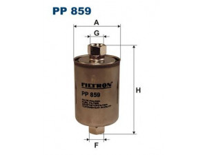 FILTRON PP859 kuro filtras 
 Techninės priežiūros dalys -> Papildomas remontas
02C2C4163, 2W939155AA, CBC1063