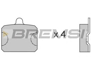 BREMSI BP2126 stabdžių trinkelių rinkinys, diskinis stabdys 
 Techninės priežiūros dalys -> Papildomas remontas
113395241, 113430200, 113430201