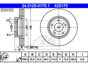 ATE 24.0125-0170.1 stabdžių diskas 
 Dviratė transporto priemonės -> Stabdžių sistema -> Stabdžių diskai / priedai
BP6Y-33-25XD, BP6Y-33-25XE, C26Y-33-25XB