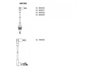 BREMI 600/352 uždegimo laido komplektas
95659597