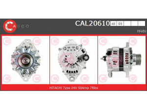 CASCO CAL20610AS kintamosios srovės generatorius
8980298872, LR250707, LR250707C