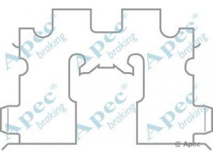 APEC braking KIT432 priedų komplektas, stabdžių trinkelė 
 Stabdžių sistema -> Būgninis stabdys -> Dalys/priedai