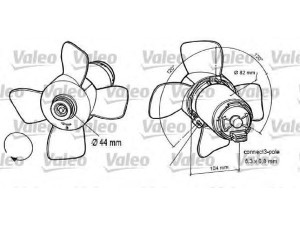 VALEO 696047 ventiliatorius, radiatoriaus 
 Aušinimo sistema -> Oro aušinimas
353959455D