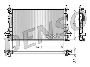 DENSO DRM23084 radiatorius, variklio aušinimas 
 Aušinimo sistema -> Radiatorius/alyvos aušintuvas -> Radiatorius/dalys
8200008765, 8200302463