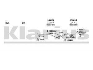 KLARIUS 940111E išmetimo sistema