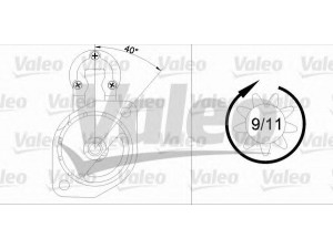 VALEO 436041 starteris 
 Elektros įranga -> Starterio sistema -> Starteris
90398044, 1202018, 1202048, 1202955