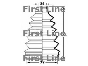 FIRST LINE FCB6034 gofruotoji membrana, kardaninis velenas 
 Ratų pavara -> Gofruotoji membrana
329319, GG0922530A, 329319, 3293.19