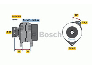 BOSCH 0 986 042 201 kintamosios srovės generatorius 
 Elektros įranga -> Kint. sr. generatorius/dalys -> Kintamosios srovės generatorius
77 00 104 209, 77 00 416 985, 77 00 424 582