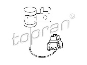 TOPRAN 101 020 kondensatorius, uždegimas 
 Kibirkšties / kaitinamasis uždegimas -> Degimo skirstytuvas/dalys
036 905 295, 036 905 295B, 052 905 295