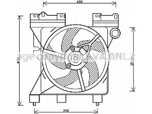 PRASCO CN7547 ventiliatorius, radiatoriaus 
 Aušinimo sistema -> Oro aušinimas
125396, 1253A7, 1308V7, 125396