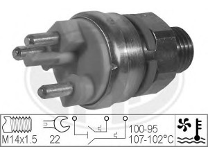 ERA 330216 temperatūros jungiklis, radiatoriaus ventiliatorius 
 Aušinimo sistema -> Siuntimo blokas, aušinimo skysčio temperatūra
006 545 42 24