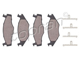 TOPRAN 102 843 stabdžių trinkelių rinkinys, diskinis stabdys 
 Techninės priežiūros dalys -> Papildomas remontas
191 698 151B, 191 698 151G, 321 698 151H