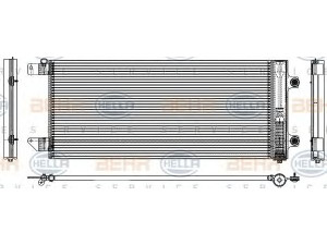 HELLA 8FC 351 319-471 kondensatorius, oro kondicionierius 
 Oro kondicionavimas -> Kondensatorius
81.61920.0035