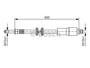 BOSCH 1 987 481 005 stabdžių žarnelė 
 Stabdžių sistema -> Stabdžių žarnelės
638 428 08 35, 638 428 22 35, A 638 428 08 35