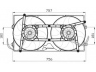 NRF 47463 ventiliatorius, radiatoriaus 
 Aušinimo sistema -> Oro aušinimas
701121207C, 701121209H, 7DB959455K