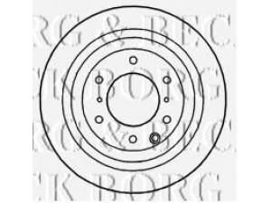 BORG & BECK BBD4755 stabdžių diskas 
 Dviratė transporto priemonės -> Stabdžių sistema -> Stabdžių diskai / priedai
4615A037