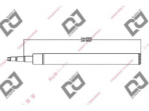 DJ PARTS DS1447GC amortizatorius 
 Pakaba -> Amortizatorius
1273915, 1329533, 1329534, 1387718