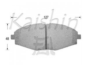 KAISHIN FK11144 stabdžių trinkelių rinkinys, diskinis stabdys 
 Techninės priežiūros dalys -> Papildomas remontas
96288629, 96316582, 96446176