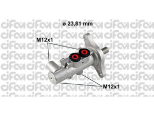 CIFAM 202-612 pagrindinis cilindras, stabdžiai 
 Stabdžių sistema -> Pagrindinis stabdžių cilindras
6X1 614 019A