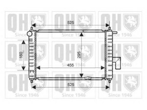 QUINTON HAZELL QER2131 radiatorius, variklio aušinimas 
 Aušinimo sistema -> Radiatorius/alyvos aušintuvas -> Radiatorius/dalys
96322941