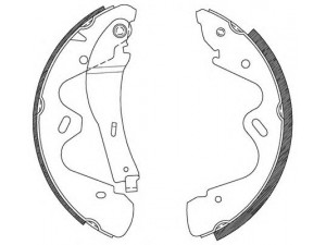 OPEN PARTS BSA2100.00 stabdžių trinkelių komplektas 
 Techninės priežiūros dalys -> Papildomas remontas
440600X825, 8717109255218