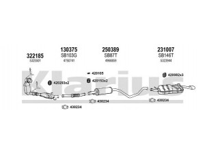 KLARIUS 750202E išmetimo sistema 
 Išmetimo sistema -> Išmetimo sistema, visa