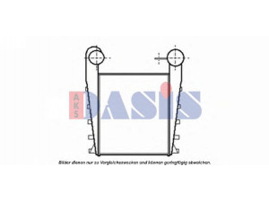 AKS DASIS 397015N tarpinis suslėgto oro aušintuvas, kompresorius 
 Variklis -> Oro tiekimas -> Įkrovos agregatas (turbo/superįkrova) -> Tarpinis suslėgto oro aušintuvas
5001866282, 5001873716, 5001873718