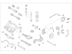 DELPHI BMW-14922-R rato pakaba 
 Ašies montavimas/vairavimo mechanizmas/ratai -> Prekių paieška pagal schemą