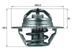 MAHLE ORIGINAL TX 88 88D termostatas, aušinimo skystis 
 Aušinimo sistema -> Termostatas/tarpiklis -> Thermostat
133844, 7910011880, 96049146, 96049156