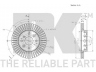NK 203501 stabdžių diskas 
 Stabdžių sistema -> Diskinis stabdys -> Stabdžių diskas
0K20A33251, 0K20A33251A, 0K2AA33251
