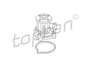 TOPRAN 400 407 vandens siurblys 
 Aušinimo sistema -> Vandens siurblys/tarpiklis -> Vandens siurblys
166 200 03 20, 166 200 04 20, 166 200 05 20