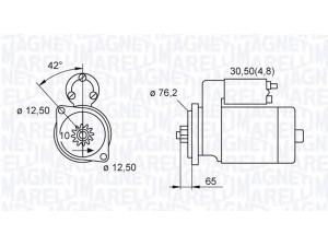 MAGNETI MARELLI 063521230140 starteris 
 Elektros įranga -> Starterio sistema -> Starteris
02M911023P