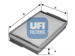 UFI 53.139.00 filtras, salono oras 
 Filtrai -> Oro filtras, keleivio vieta
1362124, 1791192