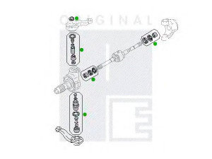 PE Automotive 2311-01666-0281-01 pasukamojo kakliuko įtvaras