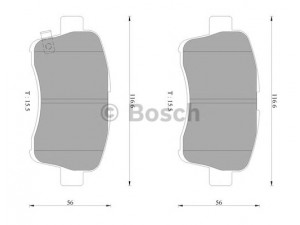 BOSCH 0 986 AB2 778 stabdžių trinkelių rinkinys, diskinis stabdys 
 Techninės priežiūros dalys -> Papildomas remontas
55810 54G00, 55810 54G00 000, 55810 54G11 000