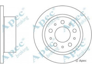 APEC braking DSK2484 stabdžių diskas 
 Dviratė transporto priemonės -> Stabdžių sistema -> Stabdžių diskai / priedai
424941, 424942, 51740250, 51749555