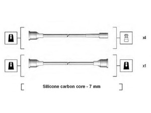 MAGNETI MARELLI 941154070743 uždegimo laido komplektas 
 Kibirkšties / kaitinamasis uždegimas -> Uždegimo laidai/jungtys