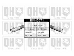 QUINTON HAZELL BFH5571 stabdžių žarnelė 
 Stabdžių sistema -> Stabdžių žarnelės
8E0 611 707D, 8E0 611 707D, 8E0 611 707D