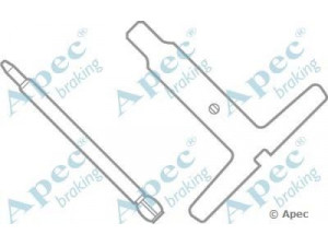 APEC braking KIT565 priedų komplektas, stabdžių trinkelė 
 Stabdžių sistema -> Būgninis stabdys -> Dalys/priedai