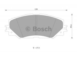 BOSCH 0 986 AB1 471 stabdžių trinkelių rinkinys, diskinis stabdys 
 Techninės priežiūros dalys -> Papildomas remontas
04465 02220