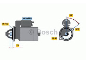 BOSCH 0 001 107 425 starteris 
 Elektros įranga -> Starterio sistema -> Starteris
12 41 7 524 843