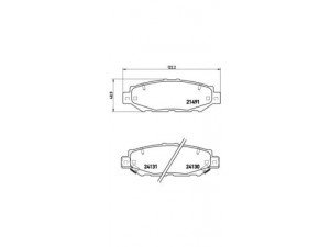 BREMBO P 83 038 stabdžių trinkelių rinkinys, diskinis stabdys 
 Techninės priežiūros dalys -> Papildomas remontas
0446630030, 0449214160, 449214161