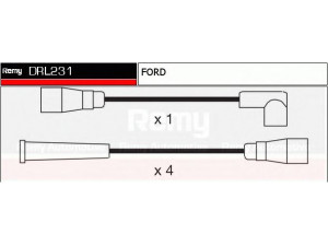 DELCO REMY DRL231 uždegimo laido komplektas 
 Kibirkšties / kaitinamasis uždegimas -> Uždegimo laidai/jungtys
10 636 09, 10 636 10, 10 636 11